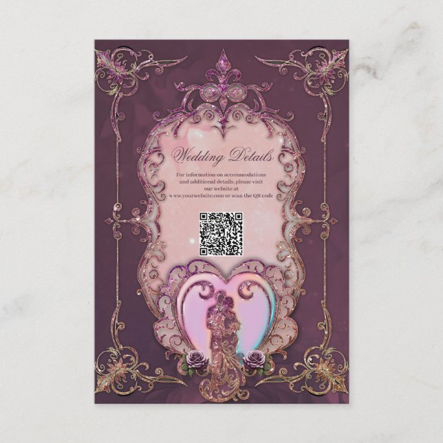 Cartão De Informações No Embrião do Coração. (Frente)