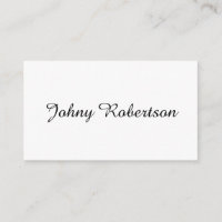 Nome Caligrafado Simples Elegante Profissional Mod