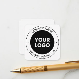 Cartão De Informações Nome da empresa e site ou slogan, Obrigado Etc.