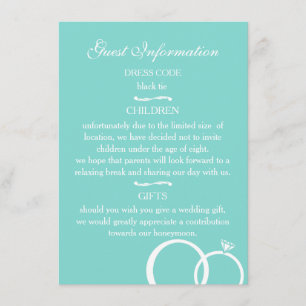 Cartão De Informações Nós Fazemos Casamento