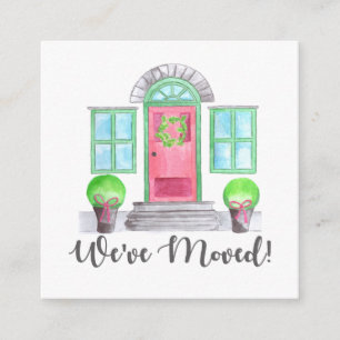 Cartão De Informações Nós movemo-nos! Casa do Natal