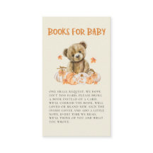 Nosso Pequeno Chá de fraldas de Urso de Pumpkin Cu