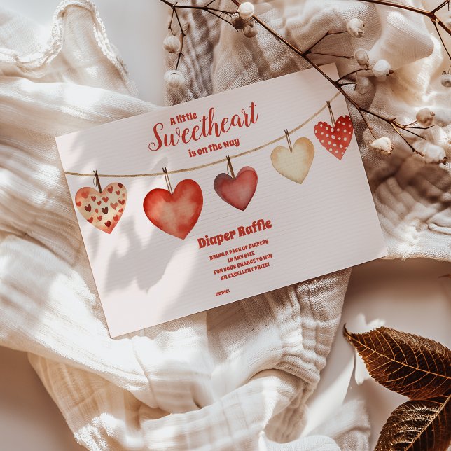 Cartão De Informações Nosso Pequeno Dia de os namorados Carrossel Raffle (Criador carregado)