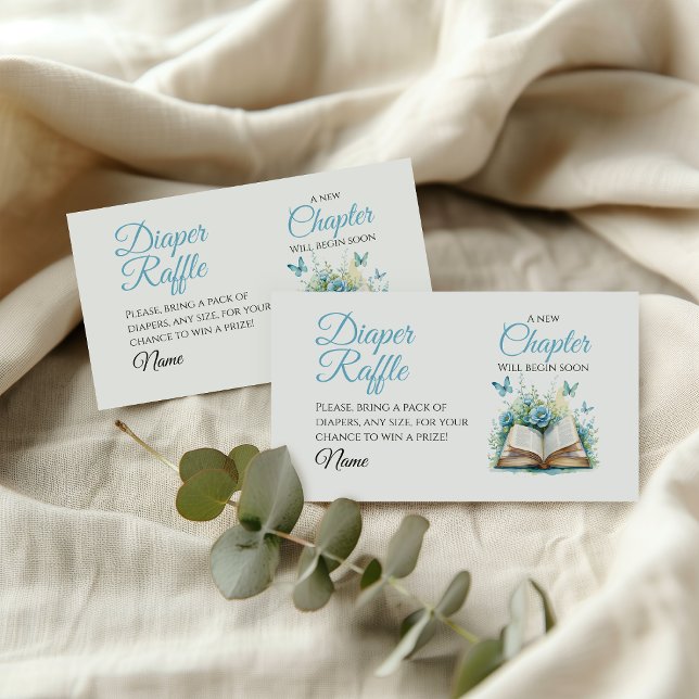 Cartão De Informações Novo capítulo Brunbook Chá de fraldas Fralda Raffl (Criador carregado)