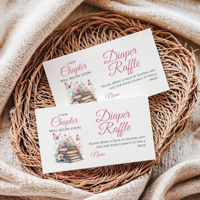 Cartão De Informações Novo capítulo Fralda do Storybook Raffle (Criador carregado)