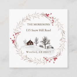 Cartão De Informações Novo endereço de mudança de Natal