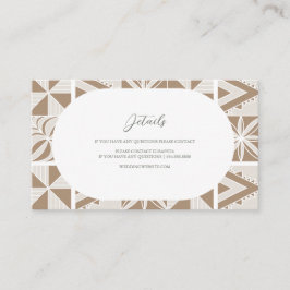 Cartão De Informações Nuku'alofa