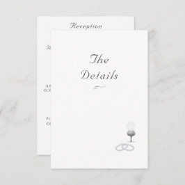 Cartão De Informações Nuptial Grace Catholic Wedding