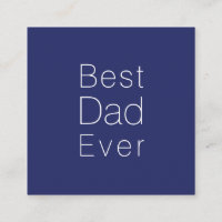 O melhor Pai de sempre marinho branco minimalista