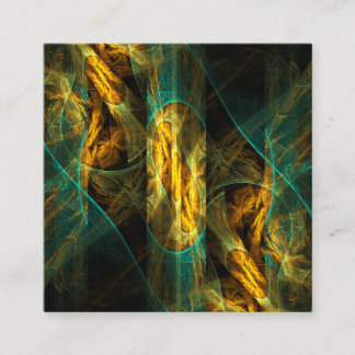 Cartão De Informações O Olho da Arte Abstrato da Selva