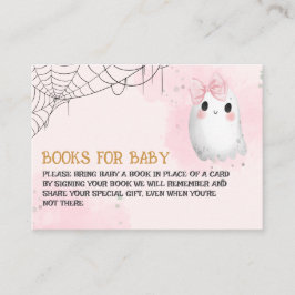 Cartão De Informações O Pequeno Boo Está Quase Devendo Livros Para Bebê