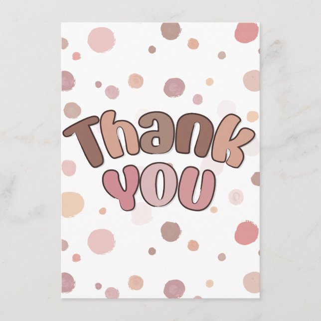 Cartão De Informações Obrigado (Frente)