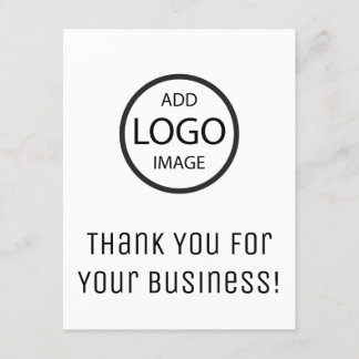 Cartão De Informações Obrigado por sua Empresa | Adesivo de Empresa