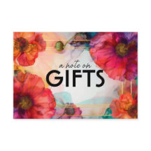 Observação sobre presentes Elegância Pétala Escarl