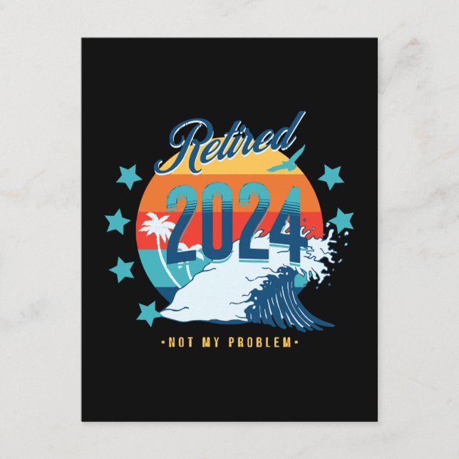 Cartão De Informações Oficialmente Aposentado 2024 (Frente)