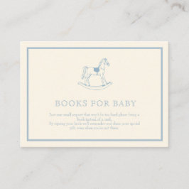 Cartão De Informações Oh boy Blue Ribbon Cute Elegant  Books for baby