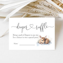 Oh Deer Chá de fraldas Raffle