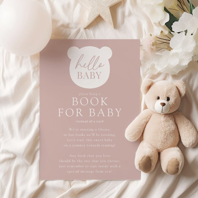 Cartão De Informações Olá Bear Bear Baby Book (Criador carregado)