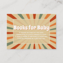 Olá Bebê Livros Laranja Verde Sage Retro para Bebê