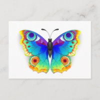 Olho Peacock da Borboleta Arco-Íris