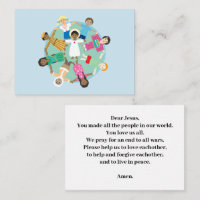 Oração de paz a Jesus e crianças