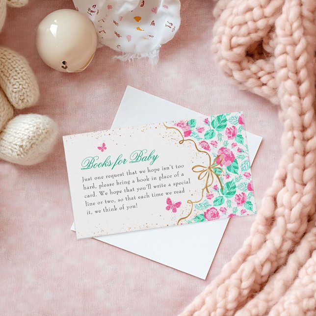 Cartão De Informações Our Lovely One Baby Shower (Criador carregado)