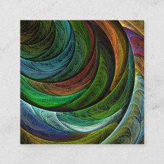 Cartão De Informações Padrão de Abstrato de Arte Moderna com Glória de C