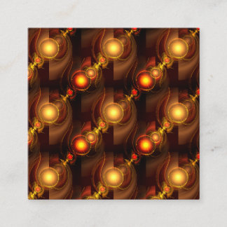 Cartão De Informações Padrão de Arte Abstrata Boho Elegante Moderno Dour