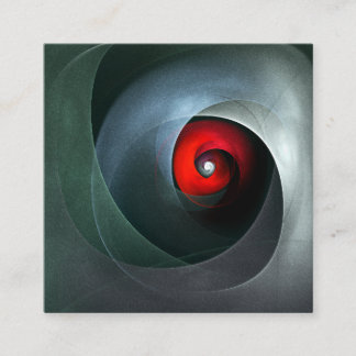 Cartão De Informações Padrão de Arte Moderna Abstrato de Roteiro Vermelh