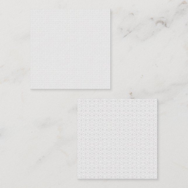 Cartão De Informações Padrão Geométrico do Azulejo da Cinza Leve (Frente/Verso)