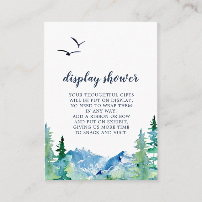 Cartão De Informações Painel de Exposição para Revestimento de Chuveiro  (Frente)