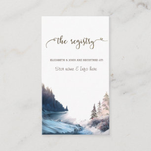 Cartão De Informações Paisagem,Natureza,Cartão de Gabinete do Registro F