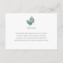 Palmas de Aquarela e Casamento com Chata