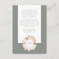 Pampas Wreath Moss Sage Monograma Verde Simples