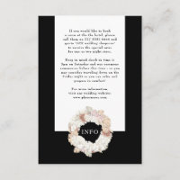 Pampas Wreath Onyx Black Premium Elegium Monograma