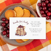 Pancakes - Chá de fraldas de cereja doce - livros 