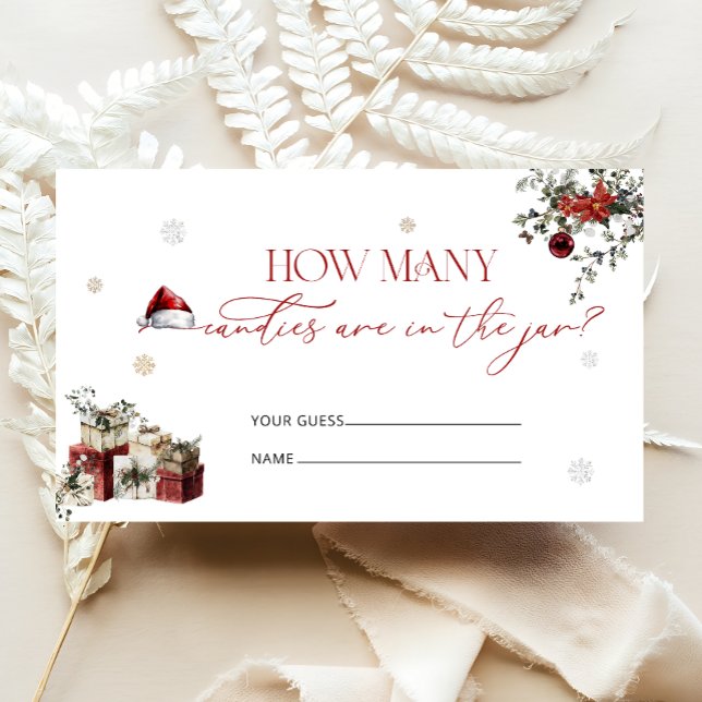 Cartão De Informações Papais noeis Bebem Natal Quantas Canetas (Criador carregado)