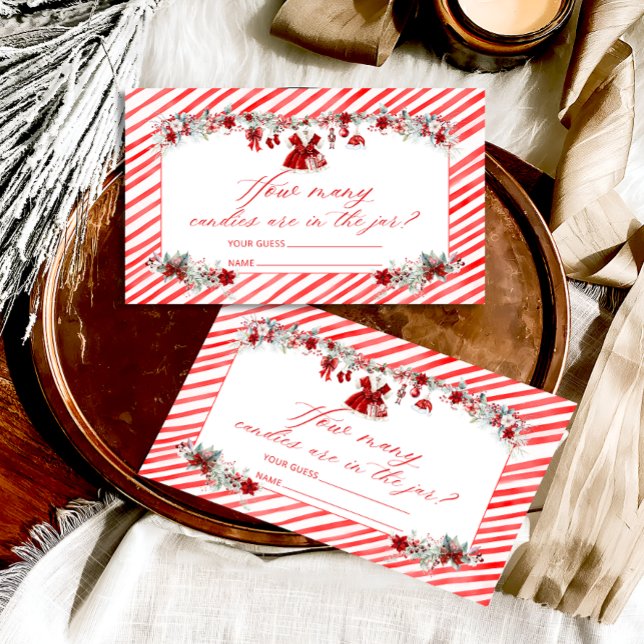 Cartão De Informações Papais noeis Bebem Natal Quantas Canetas (Criador carregado)