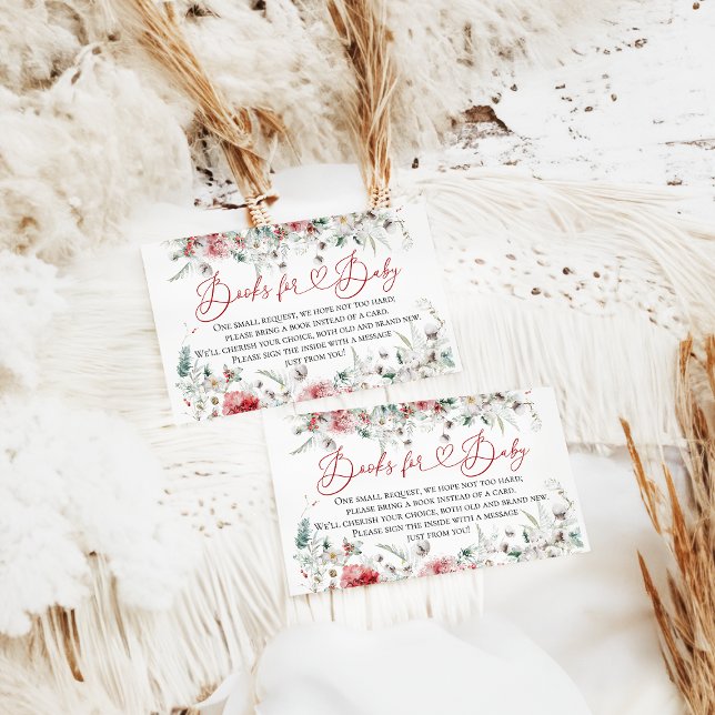 Cartão De Informações Papais noeis Chás de fraldas de Natal Nêutricos Li (Criador carregado)