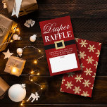 Cartão De Informações Papais noeis | Fralda de Natal Raffle<br><div class="desc">Estes bilhetes de rifa de fralda são perfeitos para qualquer um que tenha um chá de fraldas neste Natal. Basta incluir esses ingressos quando você enviar seus convites de chuveiros de bebê correspondentes, seus hóspedes podem então preencher seu nome e trazer um pacote de fraldas (qualquer tamanho) junto ao chá...</div>