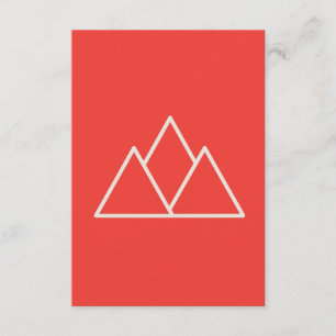 Cartão De Informações Papel de Parede Abstrato Vermelho   Design Minimal