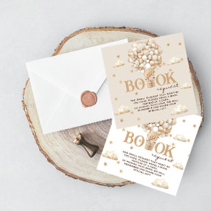 Cartão De Informações Pedido de Livro de Balões do Urso 