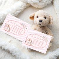 Pedido de livro de chá de bebê Baby in bloom prepp