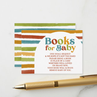 Cartão De Informações Pedido de Livro de Cores Primárias Boho Arco-Íris
