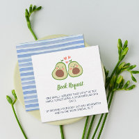 Pedido de Livro para Chá de Bebê Neutro com Abacat