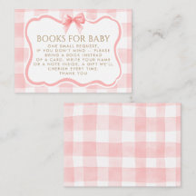 Pedido de Livros para Bebê em Quadro Ondulado com 