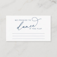 Pedido de Música de Casamento em Letra Elegante Mi