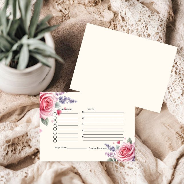 Cartão De Informações Pedido de receita de sorvete para chá de noiva  (Criador carregado)