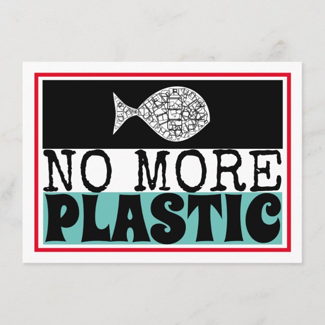 Cartão De Informações Peixes Plásticos, Detalhes das Alterações Climátic (Frente)