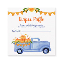 Pequena Fralda de Abóbora Raffle